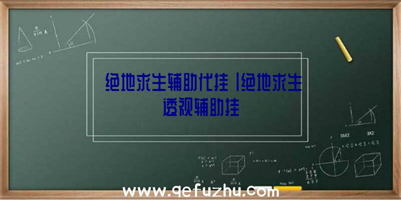 「绝地求生辅助代挂」|绝地求生透视辅助挂